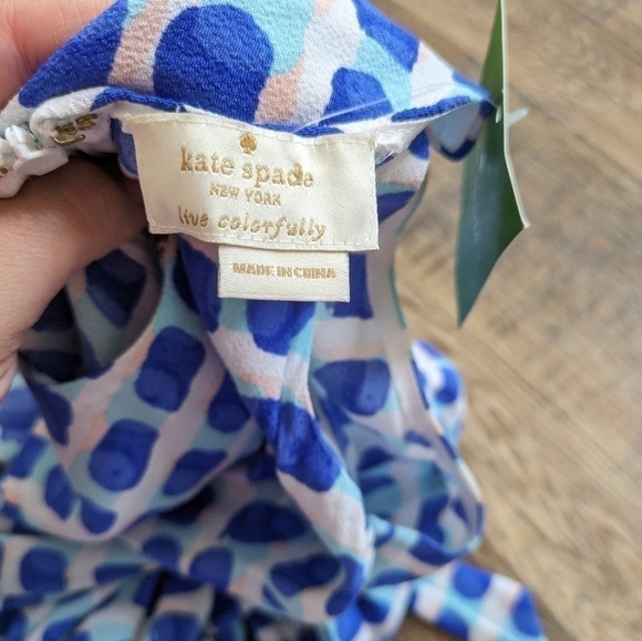 KATE Spade island stamp romper breath of fresh air shorts - Picture 5 of 9